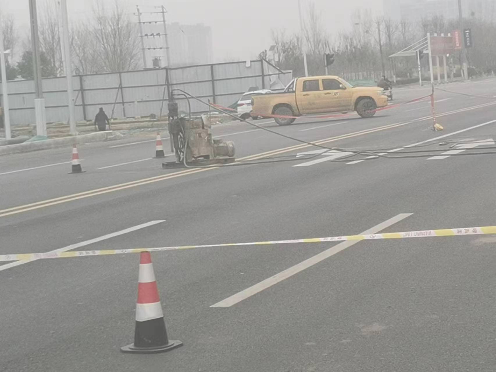 阳曲公路路基沉陷注浆